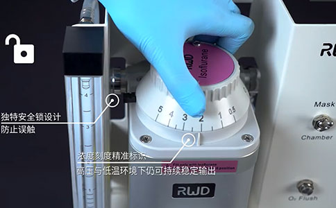 吸入式动物麻醉机