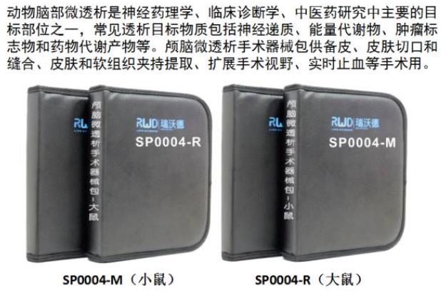 颅脑微透析手术器械包（大、小鼠）